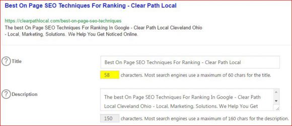 ALL IN ONE SEO PACK META TAGS